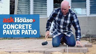 How to Install Concrete Pavers  Ask This Old House [upl. by Dalury]