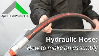 Hydraulic Hose  How To Make an Assembly [upl. by Heinrich]