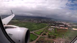 Beautiful Approach amp Landing  Kahului Maui HawaiiOGG  American Airlines  Airbus A321 NEO [upl. by Hillell660]