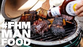 How to make DJ BBQs el scorchio Mexican Beef Ribs [upl. by Hamforrd]