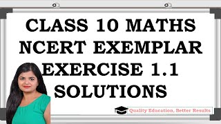 NCERT Exemplar Real Numbers Exercise 11 Class 10 Maths by Maths Teacher [upl. by Atina]