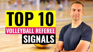 TOP 10 Volleyball Referee Signals You Should Know [upl. by Urbannai78]