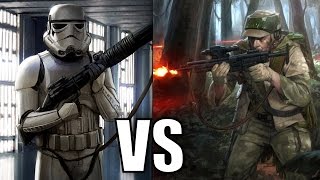 Stormtroopers vs Rebel Soldiers  Star Wars Versus [upl. by Gona]