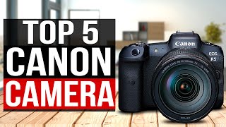 TOP 5 Best Canon Camera 2022 [upl. by Kuth]