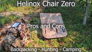 Helinox Chair Zero Gear Review [upl. by Daub]