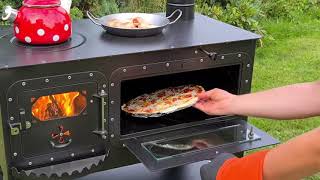 XLOutdoorKüchenofen Holzbackofen quotElise XLquot Pizzaofen Gartenherd [upl. by Ained88]