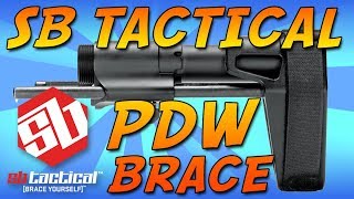 SB Tactical PDW pistol brace overview [upl. by Ceporah]