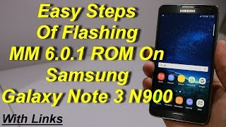 Tutorial Flashing MM 601 Rom on Galaxy Note 3 N900 English [upl. by Pavlish657]