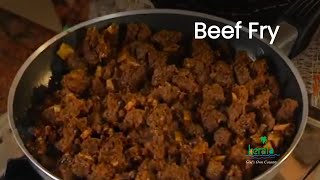 The most popular Beef Fry of Kerala  NonVegetarian Medium Spicy Dish  Kerala Culinary Tourism [upl. by Hudis]