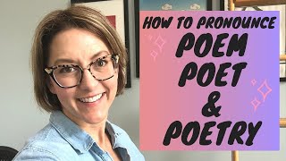 Learn to Pronounce POEM POET POETRY  American English Pronunciation Lesson learnenglish [upl. by Suiravaj]