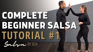 Complete Beginner Salsa Tutorial  Learn Salsa Dancing With A Partner  Demetrio amp Nicole [upl. by Orji391]