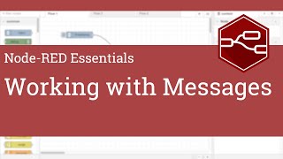 Working with Messages  NodeRED Essentials [upl. by Electra]