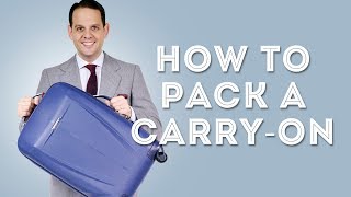 How To Pack A CarryOn Suitcase For A Short Business Trip  Packing Tips amp Hacks From a Travel Pro [upl. by Nnyluqcaj]