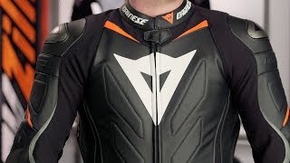 Dainese Laguna Seca EVO Two Piece Race Suit Review at RevZillacom [upl. by Russi252]