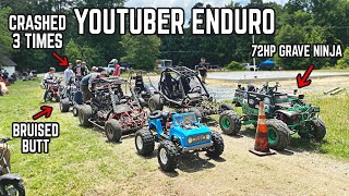 2021 BACKYARD 500 10Way YouTuber Enduro Race [upl. by Atinna299]