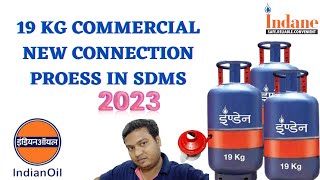 How to do 19 Kg New Connection in SDMS Commercial Gas Connection Process in SDMS 2023 [upl. by Ear]