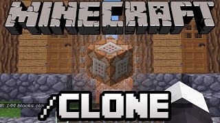 clone Command Tutorial Minecraft 18 [upl. by Einned]