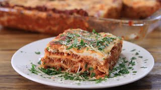 The Best Lasagna Recipe  How to Make Homemade Lasagna [upl. by Anuahsed572]