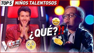 Los niños con MÁS TALENTO sorprenden a los coaches en La Voz Kids [upl. by Donadee]