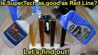 Is SuperTech Synthetic Oil as good as Red Line Lets find out [upl. by Ardnosak]