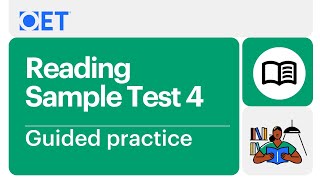 OET Reading Sample Test 4  Guided Practice [upl. by Rozek]