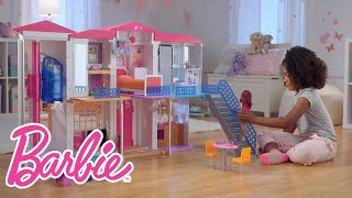 The Interactive Barbie quotHello Dreamhousequot at Play  Barbie [upl. by Erodavlas774]